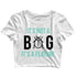 Coding Nerd Engineering CODE IS CLEAN MIND IS DIRTY Custom Printed Graphic Design Crop Top T-Shirt for Women